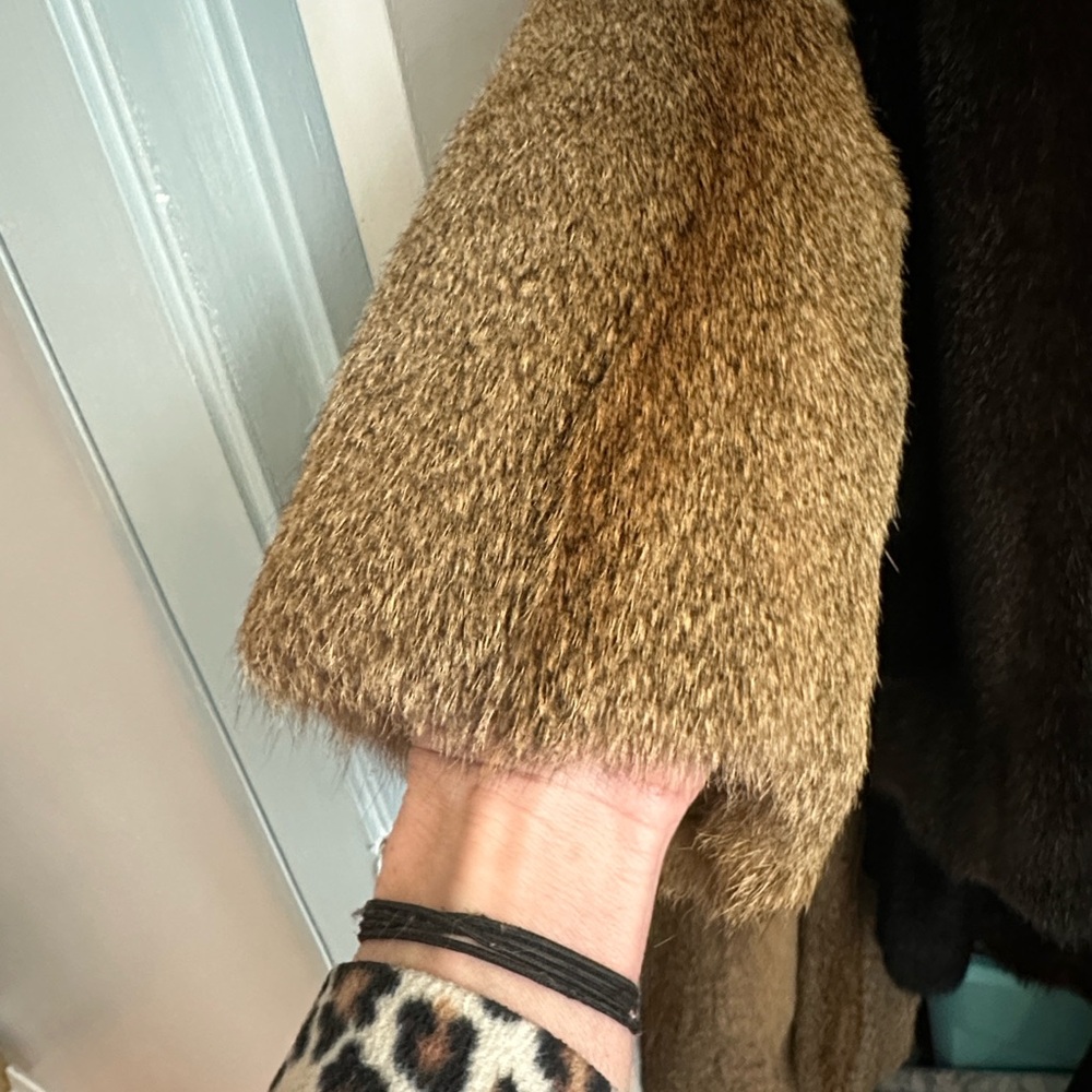 Authentic Rabbit Fur Coat - Picture 6 of 6